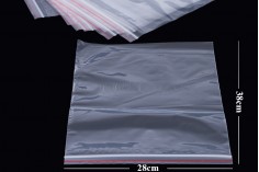 Transparentne vrečice sa Zip – zatvaranjem 28x38 cm, 100 kom