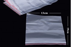 Plastične providne kesice 13x19cm sa zip zatvaranjem - 100 kom