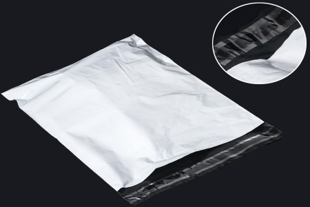 Plastična bela PE kesa 250x350mm (za A4 format) sa samolepljivim zatvaranjem, za slanje poštom - 100 kom-slika_proizvoda