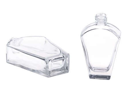 Staklena bočica za parfem 50mL, posebnog "V" oblika, 18/415-6