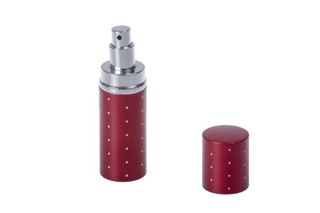 Staklena bočica 50mL sa sprejom u aluminijumskoj futroli u više boja, sa štrasom-3