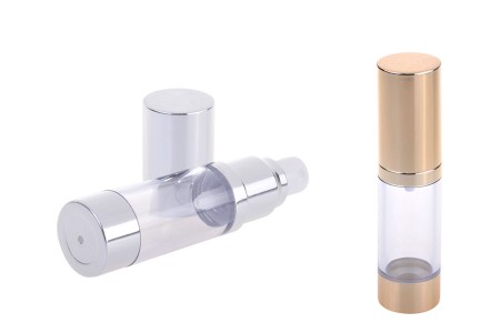 Airless plastična flašica 15mL za kreme, sa aluminijumskom osnovom i aluminijumskim zatvaračem-grupa_slika