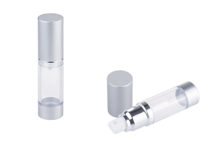 Airless plastična flašica 15mL za kreme, sa aluminijumskom osnovom i aluminijumskim zatvaračem-grupa_slika