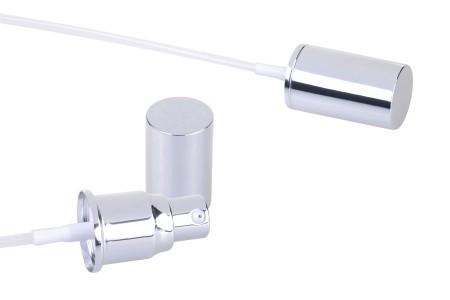 Aluminijumska sjajno srebrna pumpica PP20 za kreme sa zatvaračem-slika_proizvoda