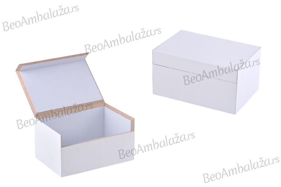 Višenamenska bela drvena kutija 75x50x40mm