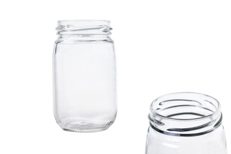 Staklena zaobljena tegla 190mL - bez zatvarača-grupa_slika