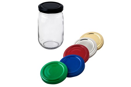 Staklena zaobljena tegla 190mL - bez zatvarača-grupa_slika