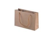 Papirna kraft kesa 190x60x130mm sa pamučnom drškom - 12 kom Papirna kraft kesa 190x60x130mm sa pamučnom drškom - 12 kom