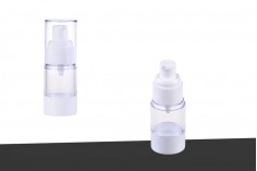 Airless plastična providna flašica 15mL za kreme