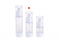 Airless plastična providna bočica 30mL za kreme