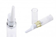 Airless providna bočica 5mL za serum sa detaljima u zlatnoj ili srebrnoj boji - 12 kom