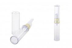 Airless providna bočica 10mL za serum sa detaljima u zlatnoj ili srebrnoj boji - 12 kom