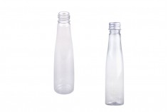 Plastična providna flašica 85mL sa aluminijumskim zatvaračem i zaptivkom - 12 kom