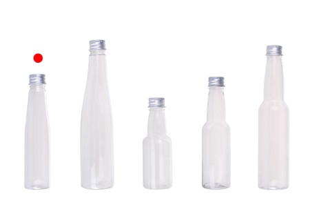 Plastična providna flašica 85mL sa aluminijumskim zatvaračem i zaptivkom - 12 kom-grupa_slika