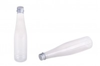 Plastična providna flašica 150 ml sa srebrnim aluminijumskim zatvaračem i unutrašnjim linerom.