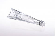 Staklena trouglasta dekorativna flaša 180mL