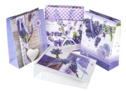 Papirna kesa 260x100x320mm sa različitim motivima lavande - 12 kom