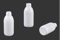 Plastična bela flašica 50mL (PP20), bez zatvarača - 12 kom