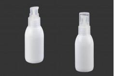 Plastična bela flašica 50mL (PP20), bez zatvarača - 12 kom