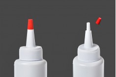 Plastična flašica 100mL sa uzanim vrhom i navojnim zatvaračem - 12 kom