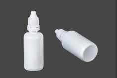 Plastična flašica 50mL, sa zatvaračem i kapalicom - 100 kom
