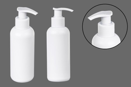 Bela plastična flašica 150mL, PP 24-7