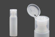 Plastična poluprovidna flašica 130mL, sa flip top zatvaračem