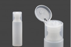Plastična poluprovidna flašica 130mL, sa flip top zatvaračem