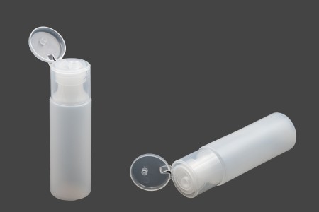 Plastična poluprovidna flašica 130mL, sa flip top zatvaračem-2