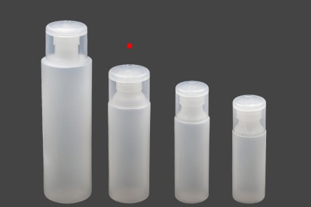 Plastična poluprovidna flašica 250mL, sa flip top zatvaračem-grupa_slika