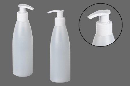 Plastična poluprovidna flašica 200mL, PP 24-4