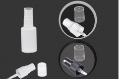 Bela cilindrična plastična flašica 35mL (PP18) - bez zatvarača