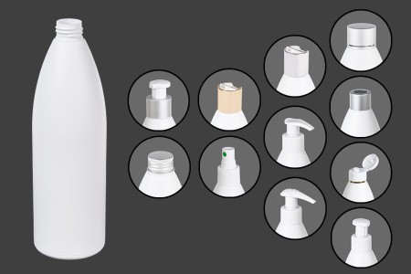 Plastična bela flaša 500mL PP 24-1