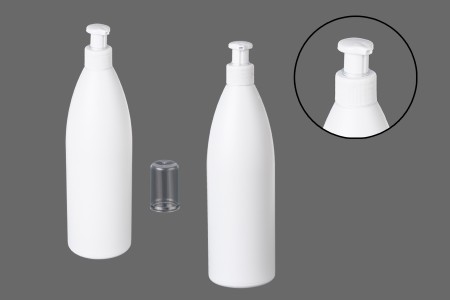 Plastična bela flaša 500mL PP 24-10