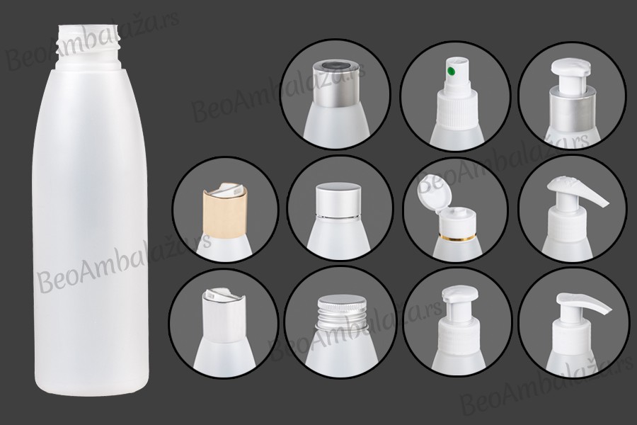 Poluprovidna plastična flašica 125mL PP 24 - 12 kom