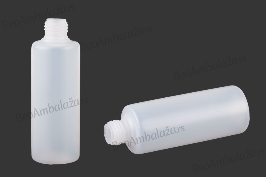 Plastična poluprovidna flašica 100mL, PP 20