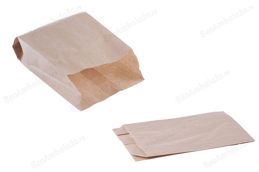 Kraft braon papirna kesa 120x50x200mm bez prozora - 100 kom-slika_proizvoda