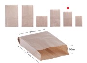 Kraft braon papirna kesa 160x50x270mm bez prozora - 100 kom