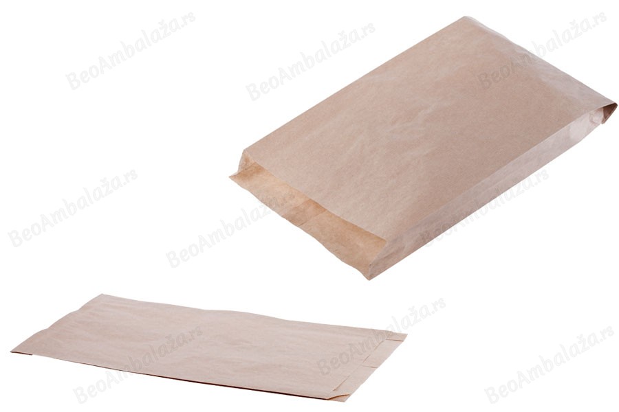 Kraft braon papirna kesa 200x40x370mm bez prozora - 100 kom-slika_proizvoda