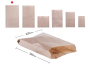 Kraft braon papirna kesa 220x50x380mm bez prozora, pogodna za masnu hranu - 100 kom Kraft braon papirna kesa 220x50x380mm bez prozora, pogodna za masnu hranu - 100 kom
