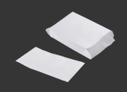 Bela papirna kesa 160x50x300mm bez prozora, pogodna za masnu hranu - 100 kom Bela papirna kesa 160x50x300mm bez prozora, pogodna za masnu hranu - 100 kom