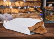 Bela papirna kesa 160x50x300mm bez prozora, pogodna za masnu hranu - 100 kom Bela papirna kesa 160x50x300mm bez prozora, pogodna za masnu hranu - 100 kom