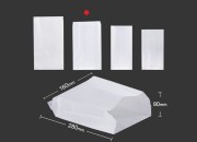 Bela papirna kesa 160x80x280mm bez prozora, pogodna za masnu hranu - 100 kom Bela papirna kesa 160x80x280mm bez prozora, pogodna za masnu hranu - 100 kom