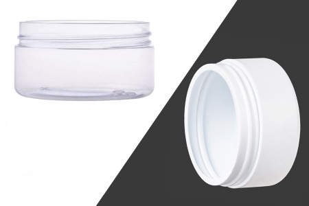 Plastična bela ili providna kutija 250mL bez zatvarača - 12 kom-slika_proizvoda