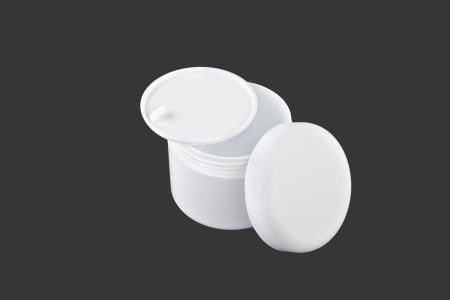 Plastična bela kutija sa duplim dnom 150mL, sa zatvaračem i međupoklopcem - 12 kom-grupa_slika