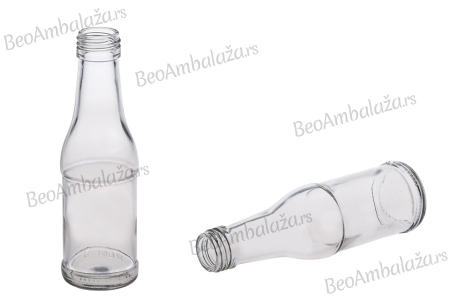 Staklena flašica 100mL za piće (PP 25) 