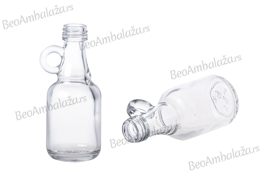 Staklena flašica sa ručkicom 40mL sa grlom PP18