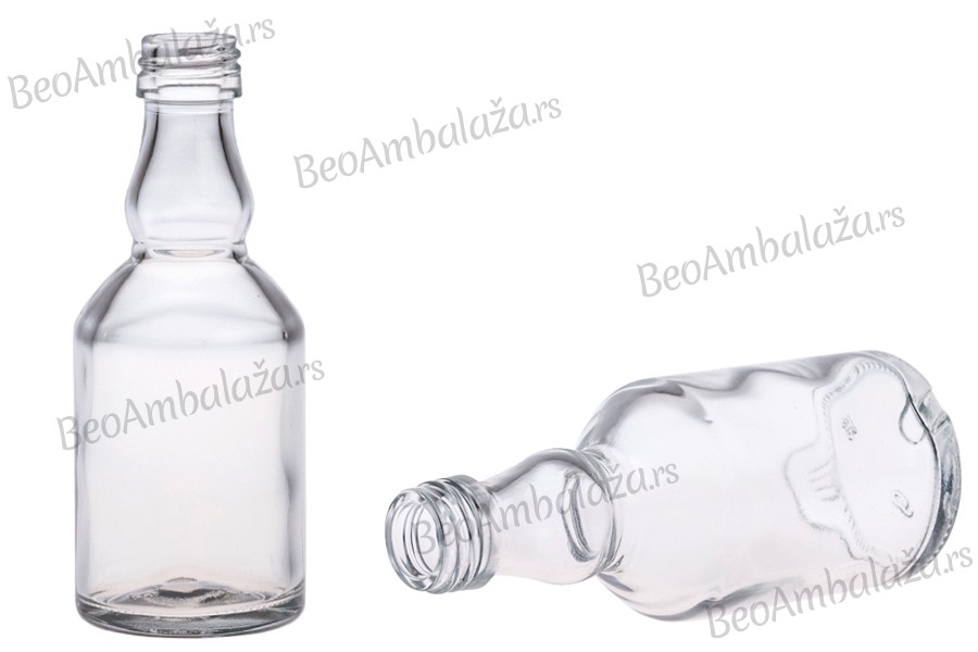 Staklena flašica 50mL (PP18)*