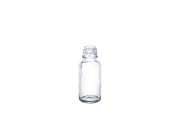 Staklena transparentna bočica za eterična ulja 20 ml, grlo PP18