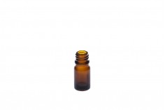 Staklena bočica 5mL za etarska ulja u braon boji, sa grlom PP18